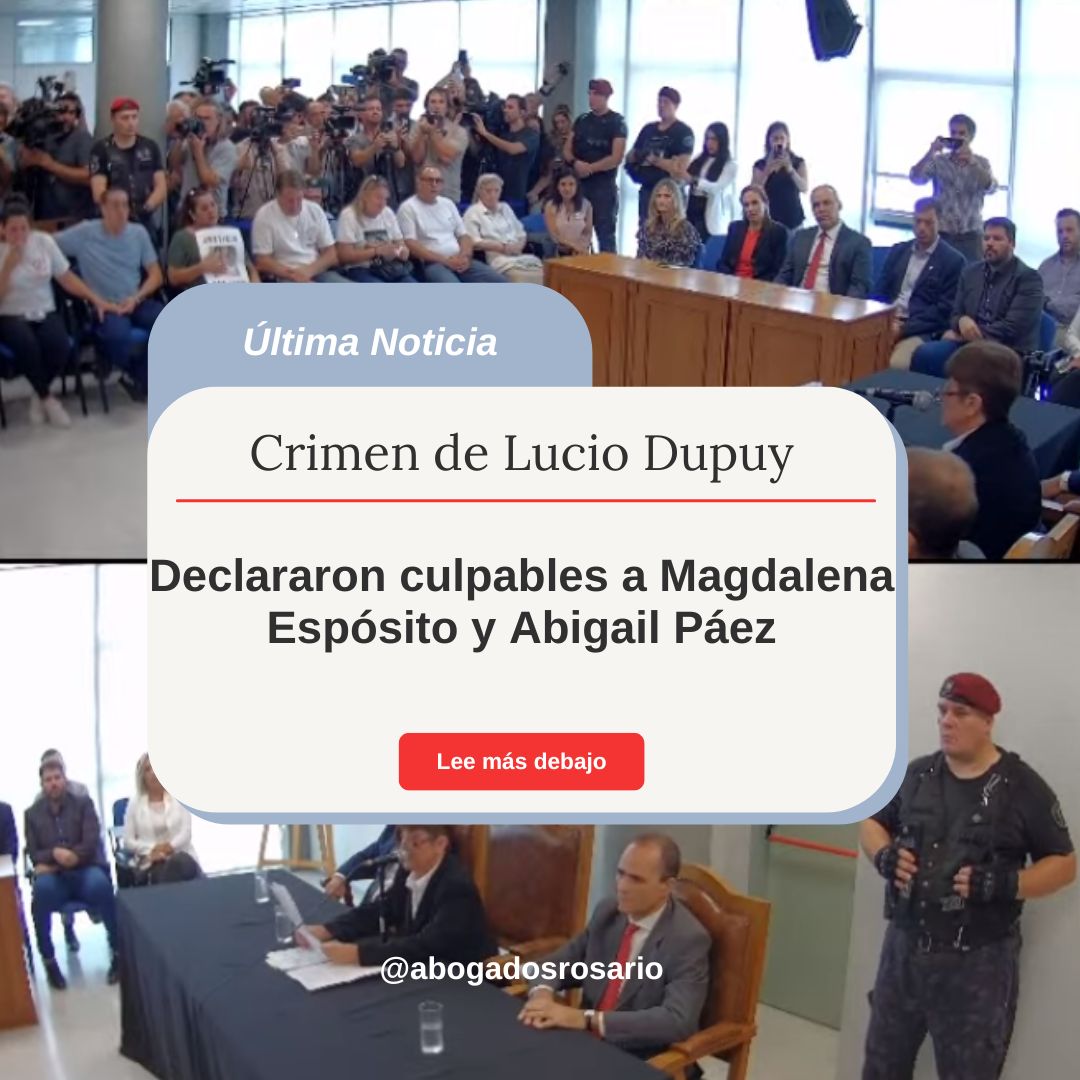 Juicio por el crimen de Lucio Dupuy: declararon culpables a Magdalena Espósito y Abigail Páez