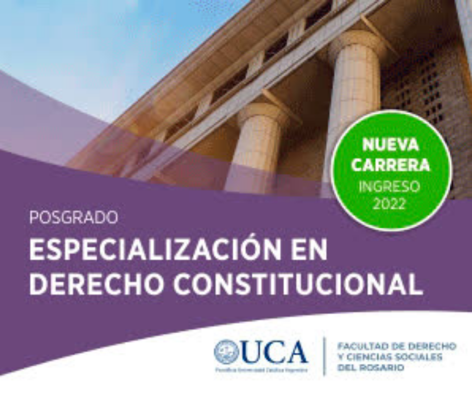 Nuevos Posgrados: Especializaciones en Derecho Penal y en Derecho Constitucional